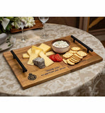 Grazing Board / Cheese Platter with Handles Free Engraving 560mm x 300mm