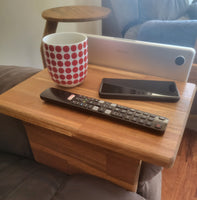 Arm Sofa Table with Pocket for Laptop or Book