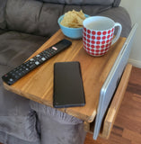 Arm Sofa Table with Pocket for Laptop or Book