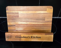 Recipe Book Stand / Book Holder Great for a gift. Free Personalisation.