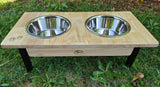 Elevated Large Double Dog Feeding Station