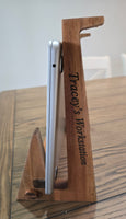 Laptop Stand, Timber Personalised Ergonomic Workstation, Portable, Gift Idea, Free Engraving