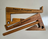 Laptop Stand, Timber Personalised Ergonomic Workstation, Portable, Gift Idea, Free Engraving