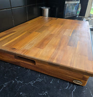 Stove Top Cover with Cut Out Handles 650mm x 600mm x 60mm Risers