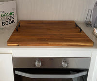 Stove Top Cover with Handles 640mm x 550mm x 70mm Risers