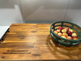 Stove Top Cover with Handles 650mm x 500mm x 30mm Risers or Legs