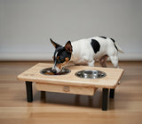 Elevated Dog Medium Bowl Stand Free Engraving
