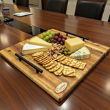 ON SALE NOW ONLY $59.95 25% OFF Cheese Platter Board with Handles 50cm x 45cm Free Engraving