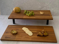 Small 2 Tier Grazing Boards One with Legs Flat pack