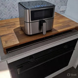Stove Top Cover with Cut Out Handles 940mm x 530mm x 50mm Risers
