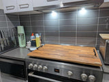 Stove Top Cover with Handles 640mm x 550mm x 70mm Risers