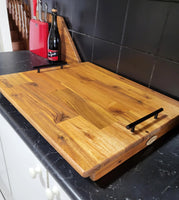 Stove Top Cover with Handles 650mm x 500mm x 30mm Risers or Legs