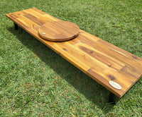 Grazing Board 120cm x 30cm with Legs & 28cm Lazy Susan Flat Pack