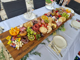 Grazing Board Cheese Platter with Legs Flat Pack 120cm x 30cm