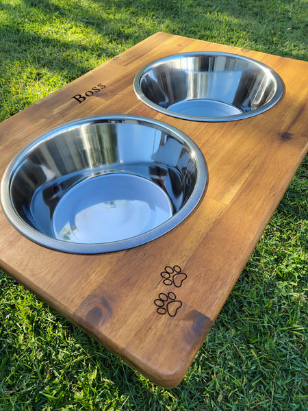 Double dog feeding station best sale