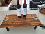 Ultimate Wine Delight Grazing Board/ Picnic Table Holds 2 Wine Glasses 60cm x 30cm