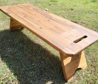 Foldable Picnic Table with Handle / Camping Table Free Engraving 80cm x 30cm