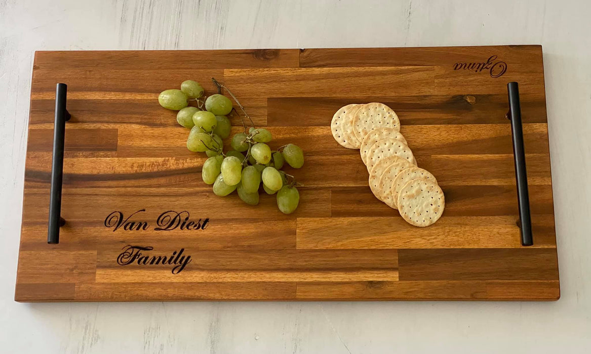 Small Grazing Board / Cheese Platter with Handles